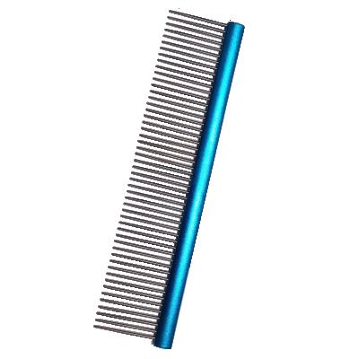 China Viable Master Grooming Blue Comb Groomer Comb For Dog And Pet Hairdressing Tool for sale