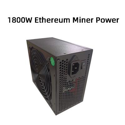 Chine version silencieuse d'alimentation d'énergie de mineur de 1800W Ethereum GPU avec la fan de 14cm à vendre