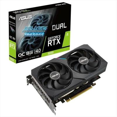 Chine Fans de la carte graphique 8GB GDDR6 de jeu d'ASUS GeForce RTX 3050 doubles à vendre