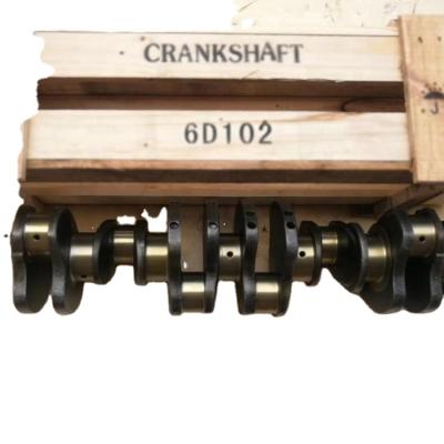 China Factory Engine Parts 6D102 6D34 6D31 Engine Crankshaft for sale