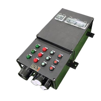 China Industrial Explosion Proof Aluminum Panel Control Box Electrical Panel Stainless Steel GRP Command Station for sale