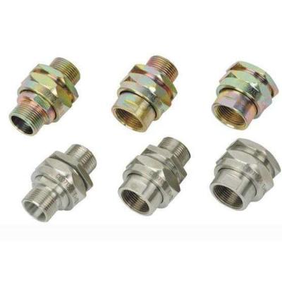 China Factory Price Ip68 Brass Cable Glands Explosion Proof Size, G1 G1/2 G3/4 G2 G1 1/4 for sale