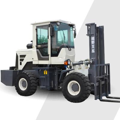 China Construction material stores forklift rough terrain handling equipment 3ton 3.5ton 5ton 6ton off road forklift for sale