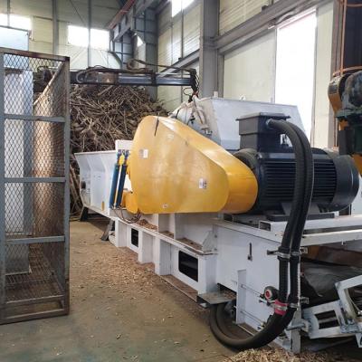 Cina trinciatrice di legno elettrica 15mm della macchina dello sfibratore del chiodo di 10t/H 20t/H piccola in vendita