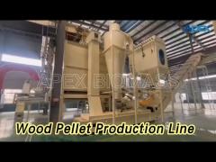 Biomass Wood Pellet Production Line 2 Rollers 20tph Large Scale