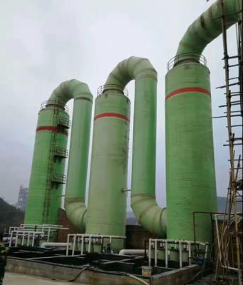 Cina Frp Spry Desulfurization Tower Resistenza alla corrosione e lunga durata di vita fuori trattamento di depurazione del gas FRP GRP in vendita