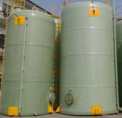 China Vertical / Horizontal FRP Chemical Tank Hydrochloric Acid Sulfuric Acid Alkali Water And Fuel Tank for sale