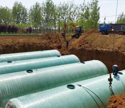 Cina Biogas Purificazione delle acque reflue domestiche FRP Serbatoio settico Tipo sotterraneo Sistema di trattamento delle acque reflue domestiche in vendita