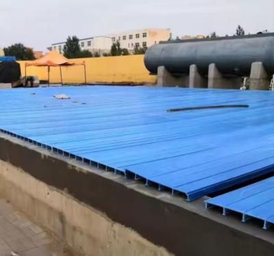 China Grp Frp Arched Rain Cover Fiberglass High Strength Composite Material For Sewage Tank for sale