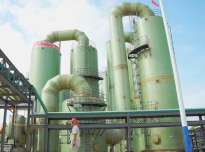 China Maintenance Less FRP GRP Bromine Extraction Tower For Seawater Production for sale