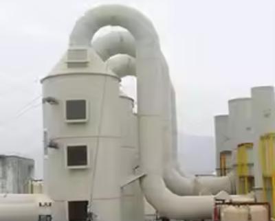 China Absorción de niebla ácida / amoníaco Lavadora de agua Spray Frp Torre de soldadura Extractor de humos para industrial en venta