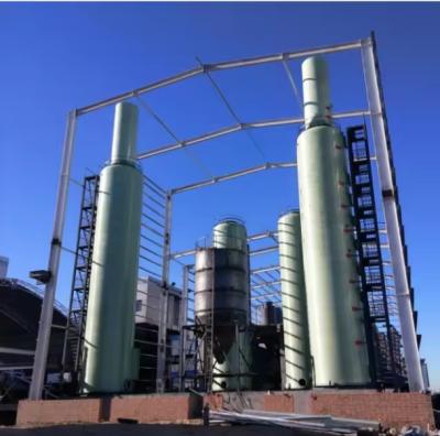 China Waste Gas Scrubber Desulfurization Column Tower Frp Purification Tower for sale