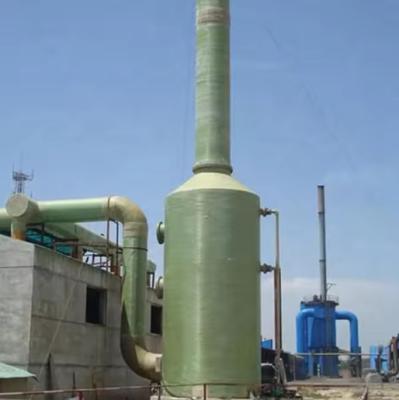 China So2 Scrubbers Wet Dry Scrubber Ammonia Absorption Frp Spray Tower For Waste Gas for sale