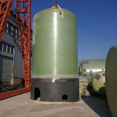 Chine Horizontal Fiberglass Acid Base Frp Storage Tank , Fiberglass Chemical Tank High Density à vendre