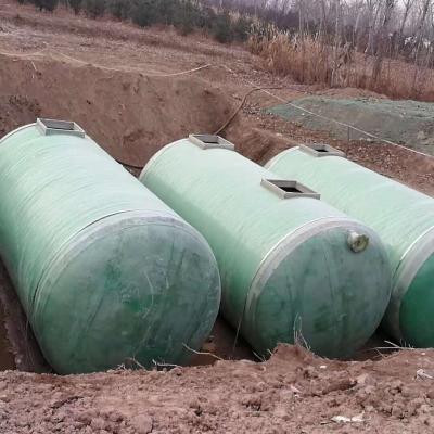 Chine Réservoir souterrain Frp de taille personnalisable pour l'élimination des déchets à long terme et polyvalent à vendre