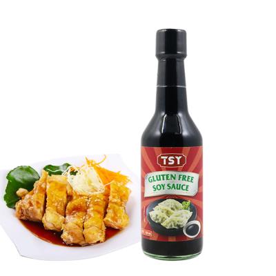 China 150ml Soy Table Bottle Bulk Wholesale Cheap Gluten Free No Additives Chinese Gluten Free Soy Sauce for sale