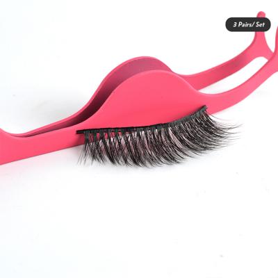 China Lashes3d Natural Long Wholesaler Magnetic Lashes And Liner Magnetic Eyelashes for sale