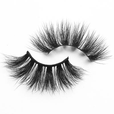 China Long Natural Wholesale Private Label Best 25mm Fluffy 3d 5d Mink Eyelash Full Strip Eyelashes Seller for sale