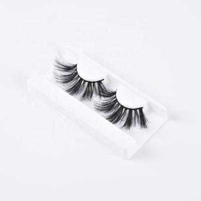 China 3d Length Faux Mink Eyelashes Strip Lashes Human Long Lashes Private Label Long Lashes Natural False Eyelashes 25mm for sale