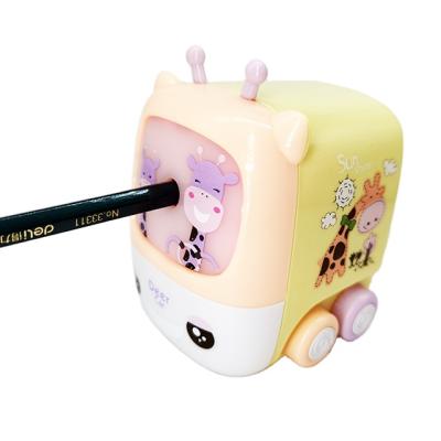 China School Office Cute Bus Manual Pencil Sharpener for School Office Supplies and for sale