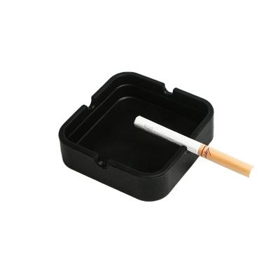 China Custom cheap handmade pocket size multifunctional plastic melamine portable ashtray for sale