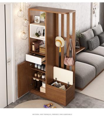 China Living Room Style Design Mordern Wood Shoe Rack Cabinet (Other) Nordic Adjustable Shoe Storage Racks Cabinets for sale