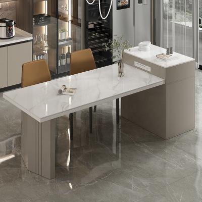 China Modern Luxury Dining Table Dining Set Furniture Nordic Marble Modern Dining Table for sale