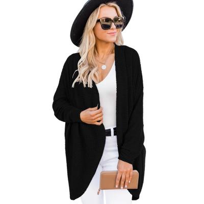 China Anti-wrinkle J11982 2021 autumn and winter new knitwear long-sleeved sweater coat V-neck sweater for sale