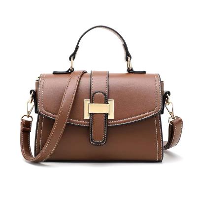 China 2021 Vintage Greathan Women's PU Cross - Body Shoulder Lady Bags Vintage Solid Handbag for sale