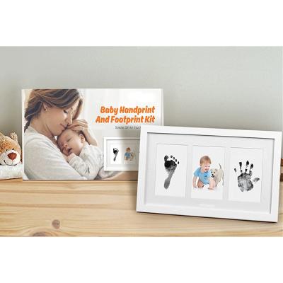 China Other Baby Handprint and Footprint Kit, Baby Framed Photo Kit with 100% Clean-touch Ink Pad for Newborn Baby, Perfect Baby Gift for sale