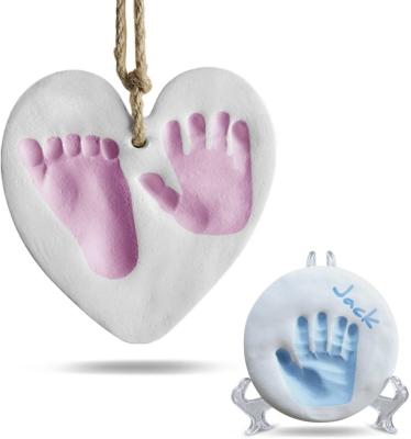 China Other Handprint and Footprint Kit Ornament Makers Unique Baby Shower Gifts, Memory Art Personalized Baby Gifts for Baby Registry for sale