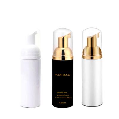 China Color-protection Eyelash Extension Foam Pump Head Formula Eyelash Remover Gentle Cleansing Bubble Privately Customized Label 100ml for sale