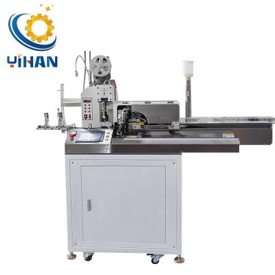 China Geavanceerde automatische terminal crimping en draad snijden strippen draaien Tining Machine Te koop