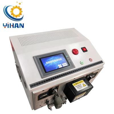 China Touch Screen Draad Snijbandmachine voor het snijden en strippen 1-5 mm Draad Buitendiachter Te koop