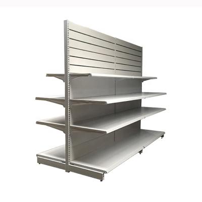 China Single / Double Side Supply Gondola Store Racks Shelves Metal Coat Rack Racks For Super Market for sale