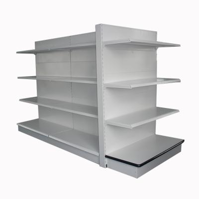 China Single / Double Side Store Shelves And Display Cabinets Super Grocery Shelf Design Market Racks for sale