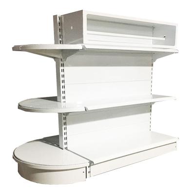 China Metal Supermarket Display Rack Shelf Store Retail Single/Double Side Shelves For Supermarkets for sale