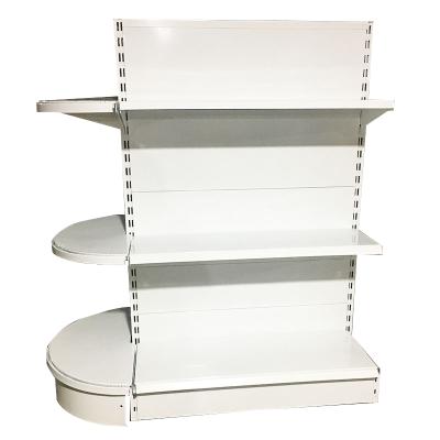 China Single Side Customized / Double Supermarket Display Stand Steel Gandola Shelves Supermarkets for sale