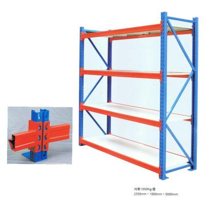 중국 Corrosion Protection Steel Weight Pick Storage Shelves Heavy Duty Industrial Warehouse Shelf 판매용