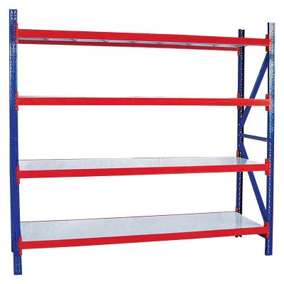 China Corrosion Protection Heavy Duty Adjustable Storage Shelf Metal Storage Rack Warehouse Shelves for sale