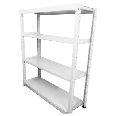 China Corrosion Protection Slotted Shelves Warehouse Racking System Light Duty Rack Shelf Storage Racks for sale