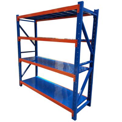 China Corrosion Protection Enterprise Storage Rack Warehouse Rack Medium Duty Adjustable Steel Shelves for sale