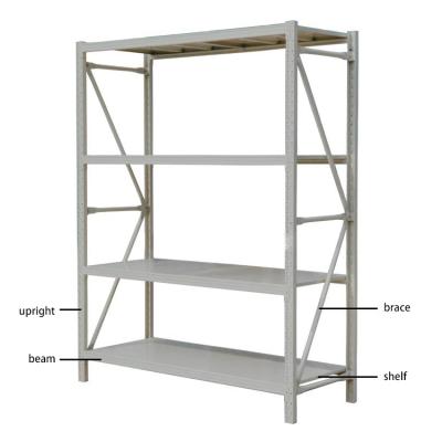 Китай Adjustable Corrosion Protection Steel Storage Shelves Kinde 5 Layers Load 200kg Warehouse Rack продается