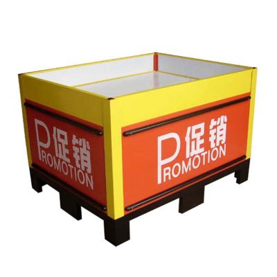 China 1) Supermarket 2)Customized 2022 Stores Promotion Counter Display Table Supermarket Promotion Desk en venta