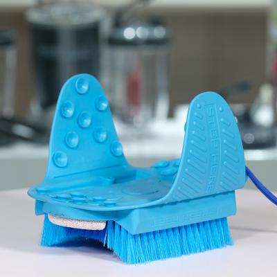 China EXFOLIATE Cool Deep Clean Feet Foot Brush Hairs Scrubber for sale