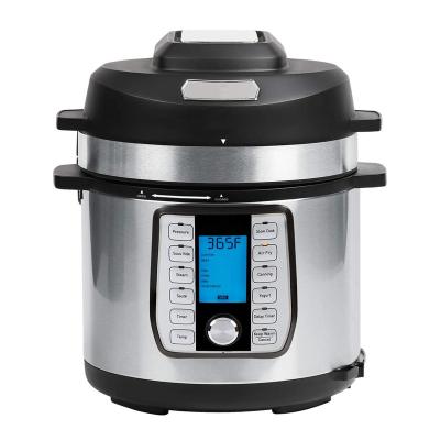 China Household Lagasse Pressure Cooker, Air Fryer, Steamer and All-in-One Multi-Cooker. Pressure and a more lively lid, glass lid. black 6-Quarter for sale