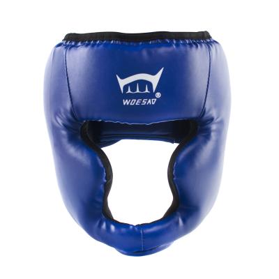 China PU Polyurethane Taekwondo Helmet Rugby Helmet Boxing Protector Head Guard Traini for sale