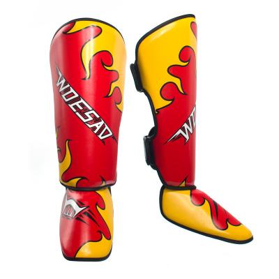 China In China Custom Adult Boxing Manufacturer Muay Karate Thai Footballs Shin Guards Mma Pads Guard for sale