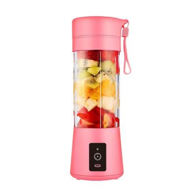 China New Product 2023 Car Newly Design Portable Household Juicer Blender Fruit Blender Six Blades In 3D 380ml USB Juicer Cup for sale