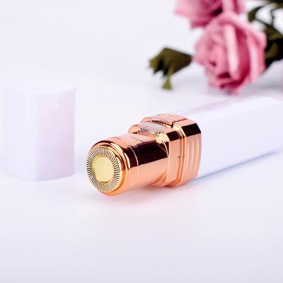 China Car Electric Hair Shaving Safety Perfect Female Facial Painless Female Body Shape Lipstick Device Facial Hair Removal Tools for sale